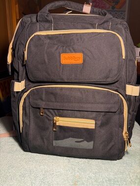 Diaper Bag or Backpack w/ Fold Out Baby Bassinet Travel - NWOT
